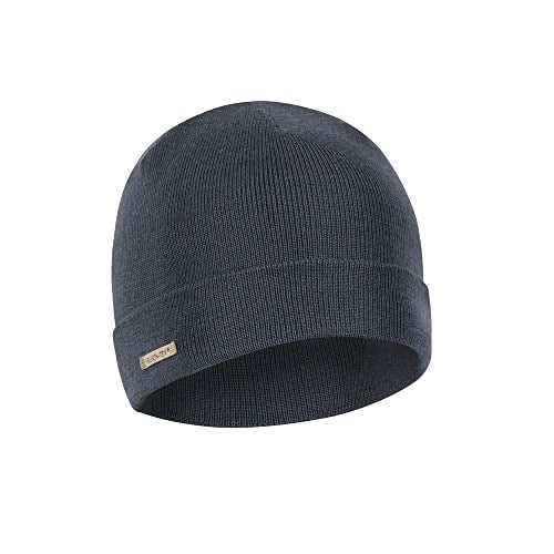 WINTER HAT MERINO BEANIE SHADOW GREY WARM FOR MAN HOME Brand no brand