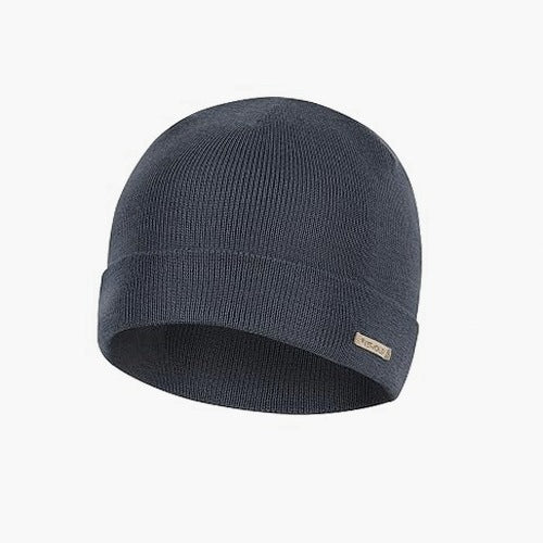 WINTER HAT MERINO BEANIE SHADOW GREY WARM FOR MAN HOME