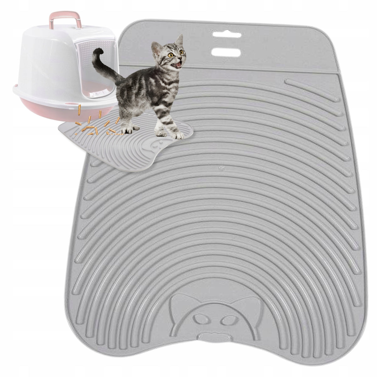 WIPER mat LITTER BOX FOR CAT litter XL