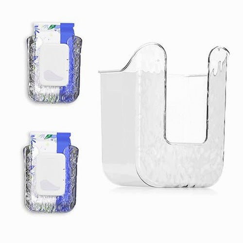 WIPES BOX MOISTURIZING ACRYLIC WALL MOUNT 2 PCS Acrylic