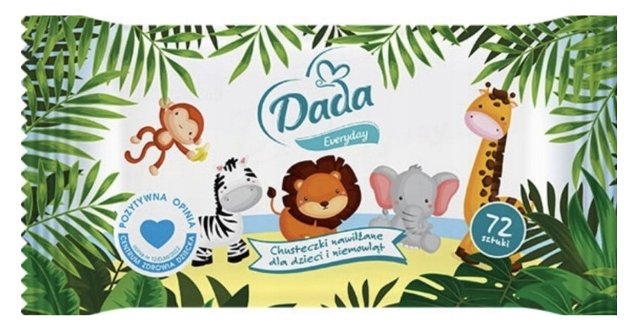 WIPES DADA EVERYDAY wet SET 20x72 STOCK 1440 pcs. Brand Dada