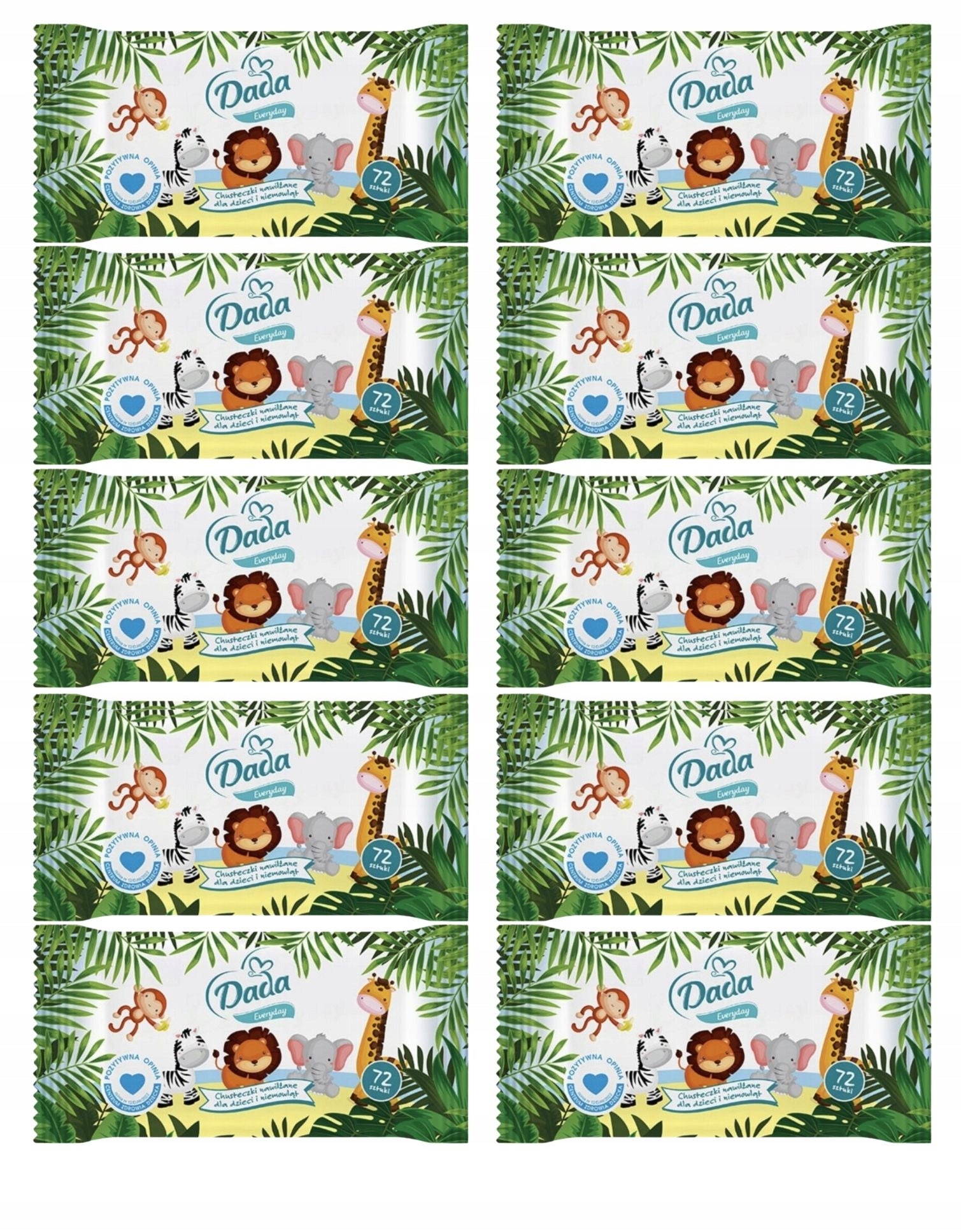 WIPES DADA EVERYDAY wet SET 20x72 STOCK 1440 pcs. Manufacturer code 590335172713632