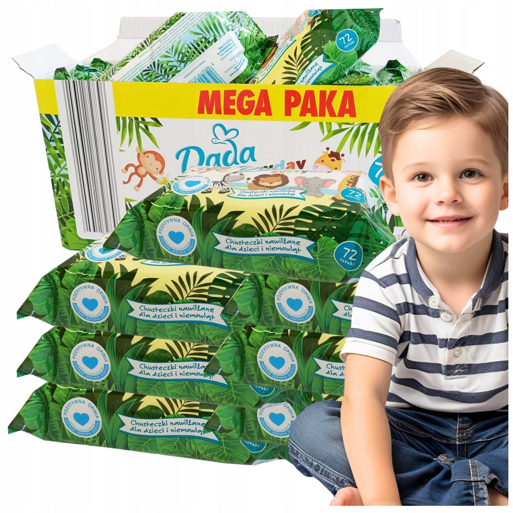 WIPES DADA WET SET 504pcs 7x72 WET EVERYDAY FOR CHILDREN