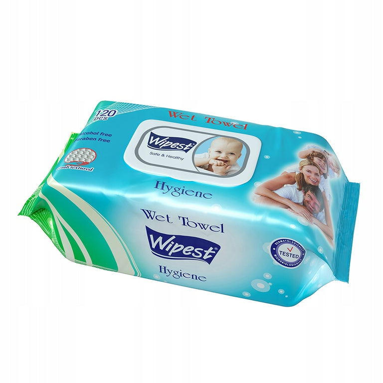 WIPEST MOISTURIZING WIPES A120 CHILDREN HYGIENE