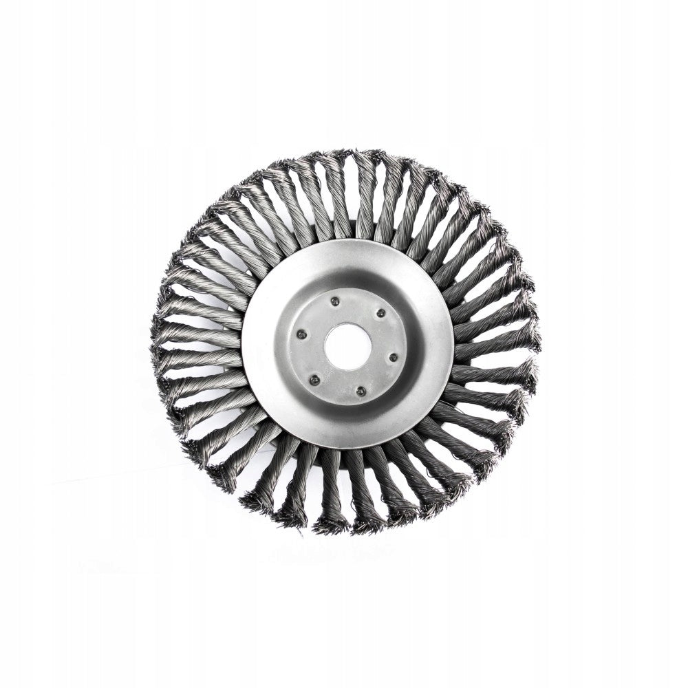 WIRE BRUSH FOR COMBUSTION SCYTHE HEAD 200mm TWISTED DISC BRAIDED Brand Ondragon
