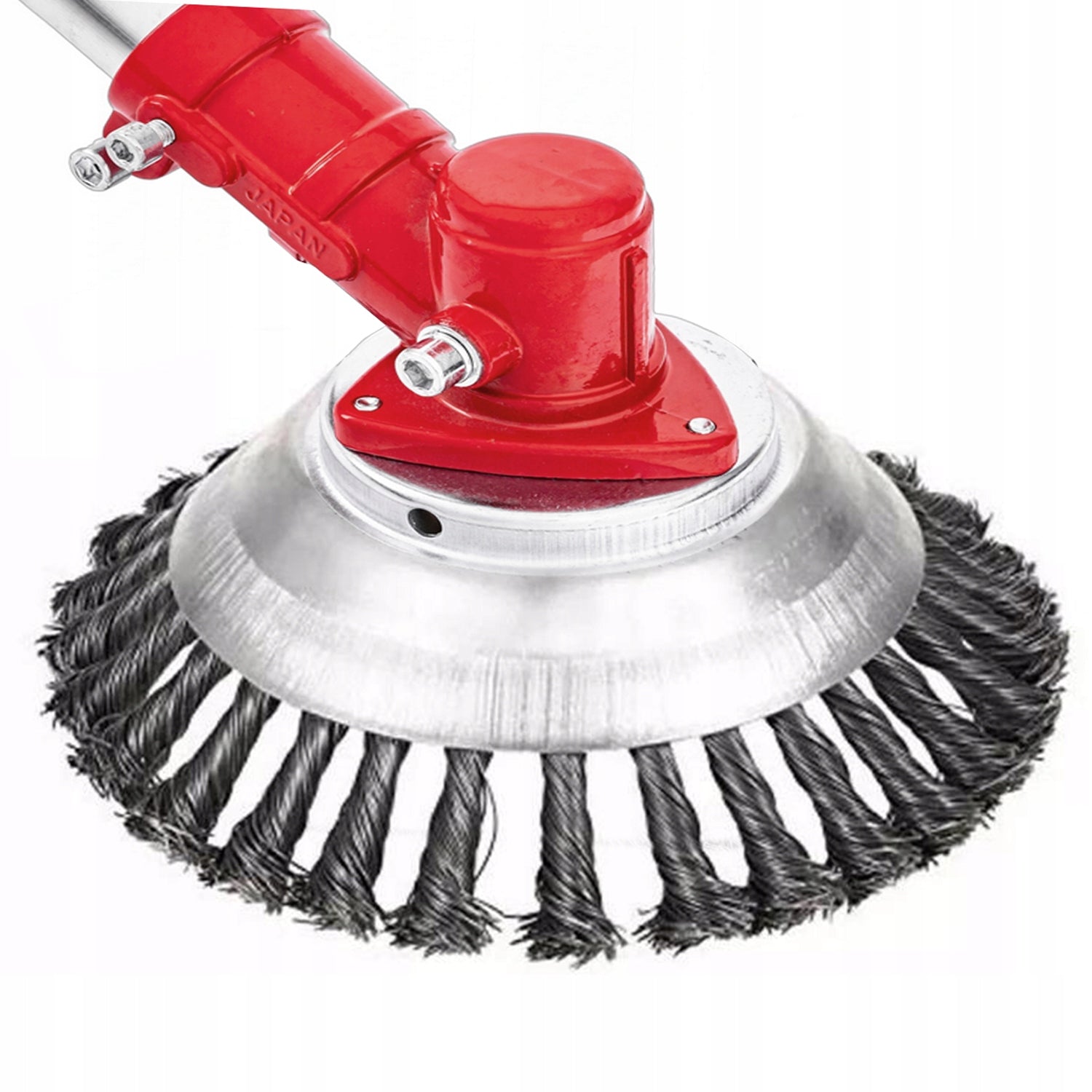 WIRE BRUSH FOR COMBUSTION SCYTHE HEAD 200mm TWISTED DISC BRAIDED Type scythe brush