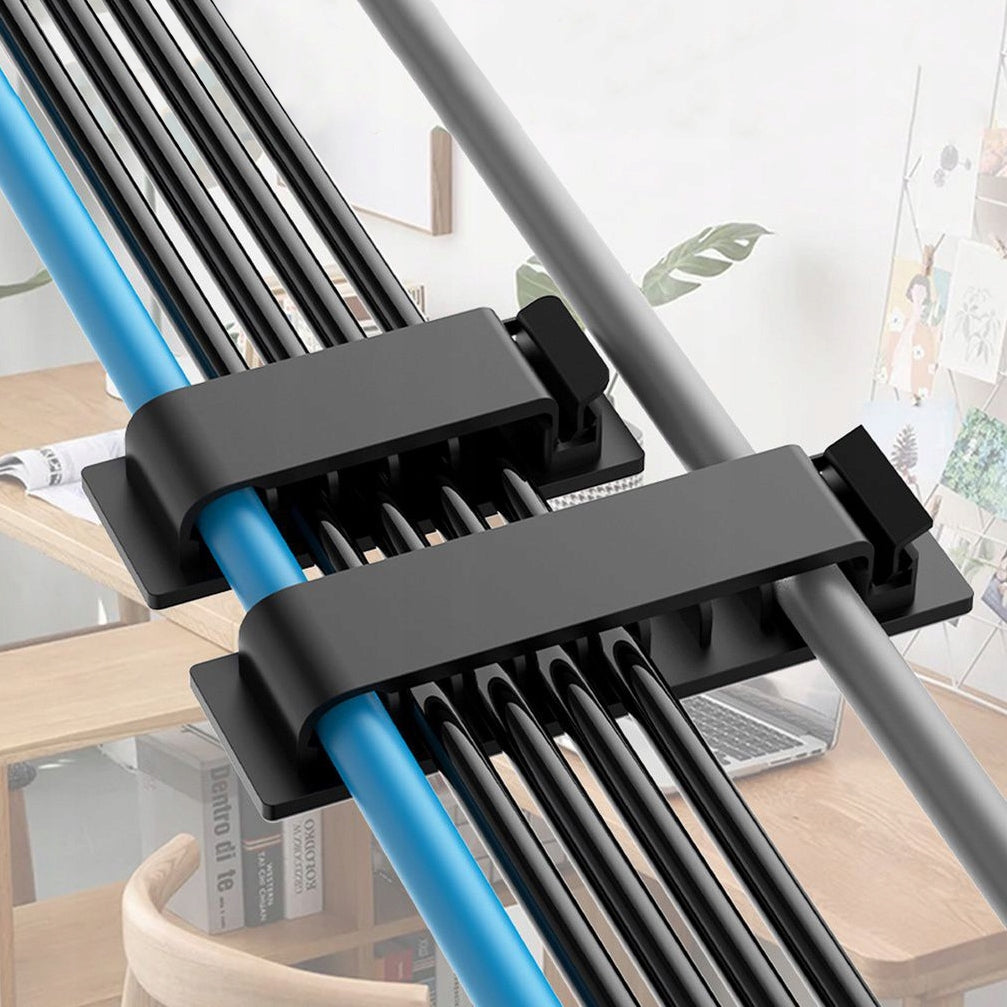 WIRE CABLE ORGANIZER FOR WIRES SELF ADHESIVE CABLES FOR 5 CABLES Manufacturer code CABLE-CLIP-5K-PH