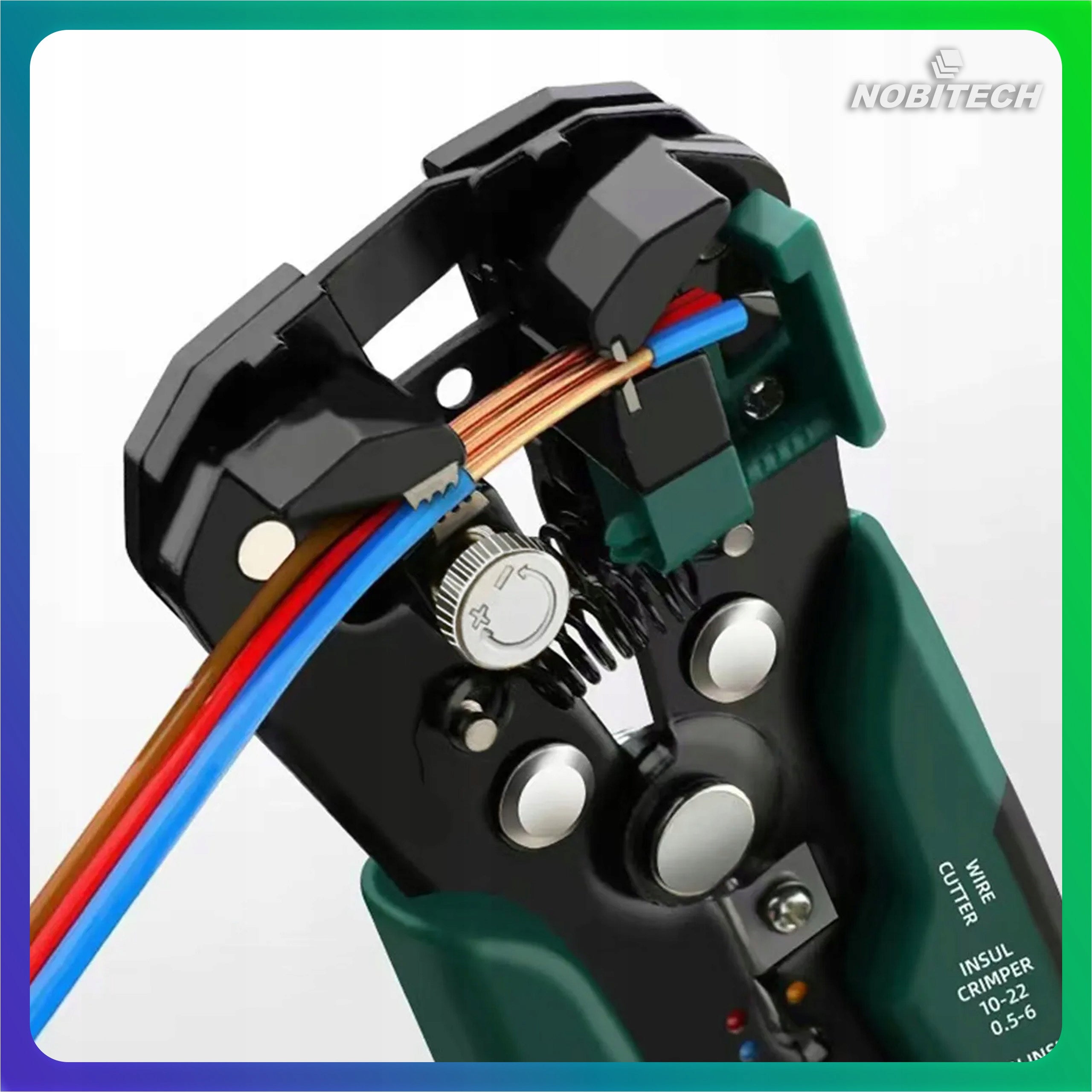 WIRE CUTTING INSULATION PULLING PLIERS AUTOMATIC CUTTING 0,2-6MM Length 205 mm