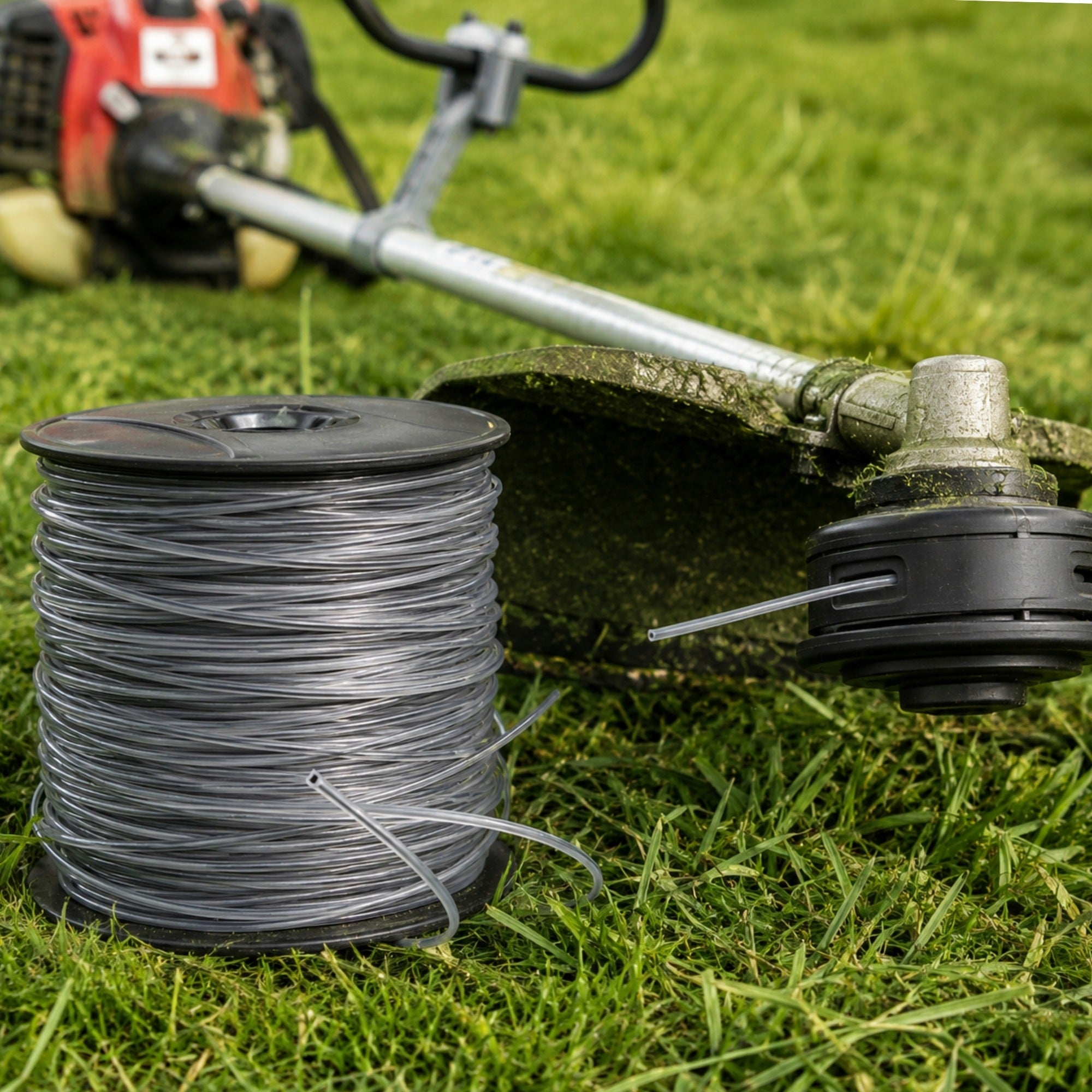 WIRE CUTTING LINE REINFORCED FOR COMBUSTION SCYTHE QUADRANGULAR SQUARE 2,7mm Packaging status original