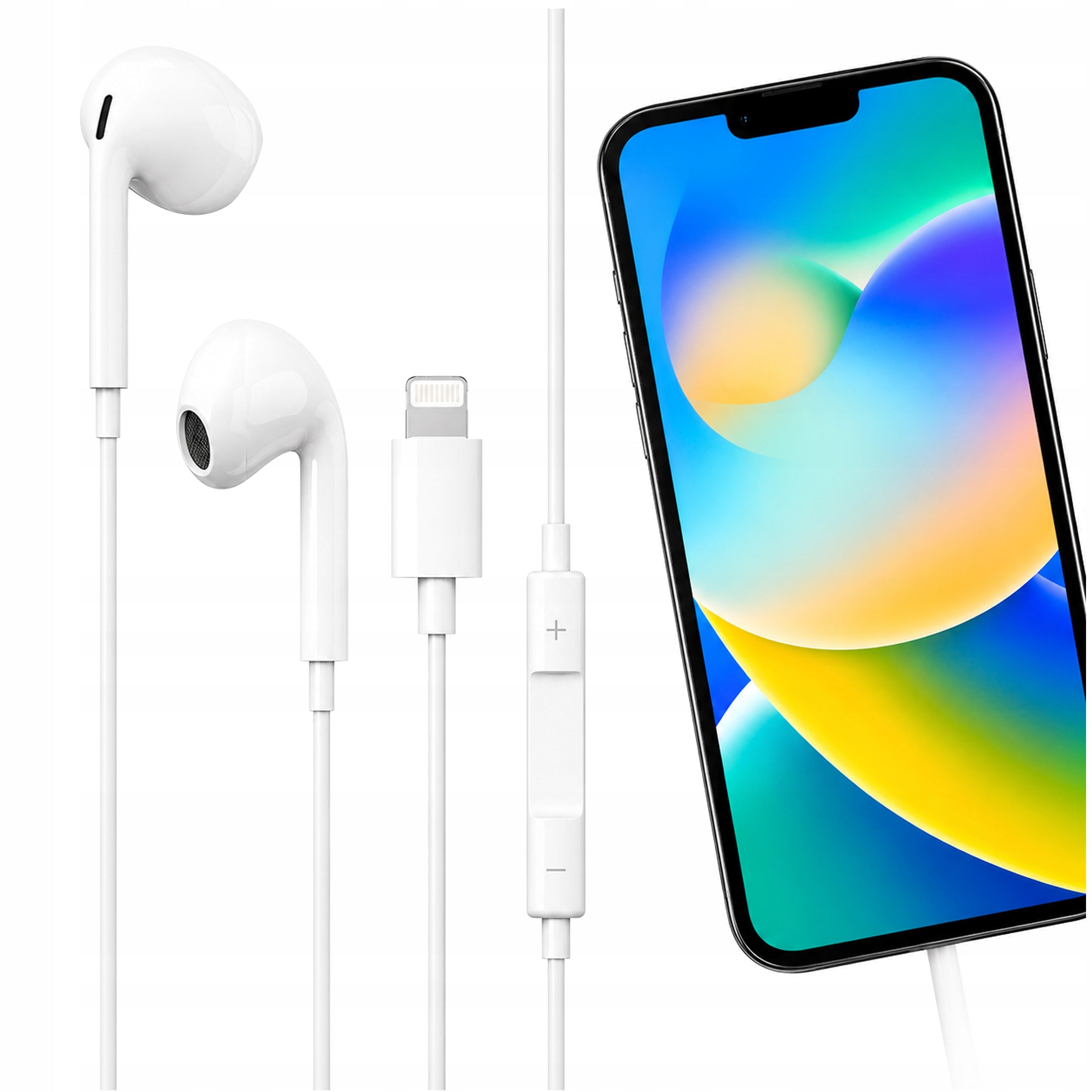 WIRED EARBUDS FOR LIGHTNING FOR IPHONE XS XR 11 12 13 14 PRO
