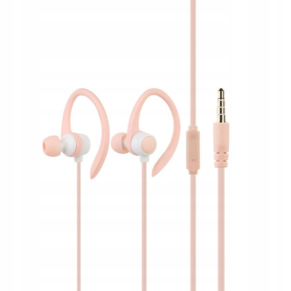 WIRED EARBUDS VEGA SPORT GO PINK BOX UNIVERSAL 3,5 INCH