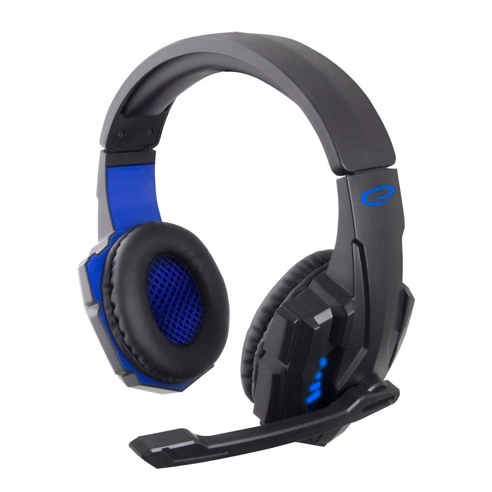 WIRED ON-EAR HEADPHONES FOR LAPTOP PC GAMING FOR GAMING + MICROPHONE Brand Esperanza