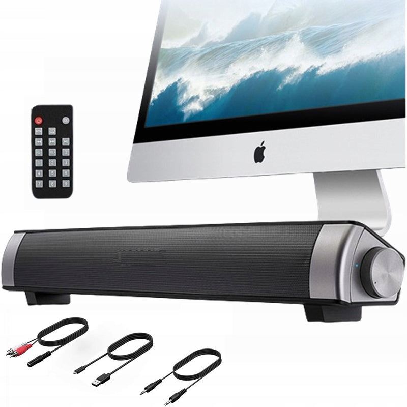 WIRED/WIRELESS MINI BLUETOOTH SOUNDBAR CARD TF AUX RCA 2X5W