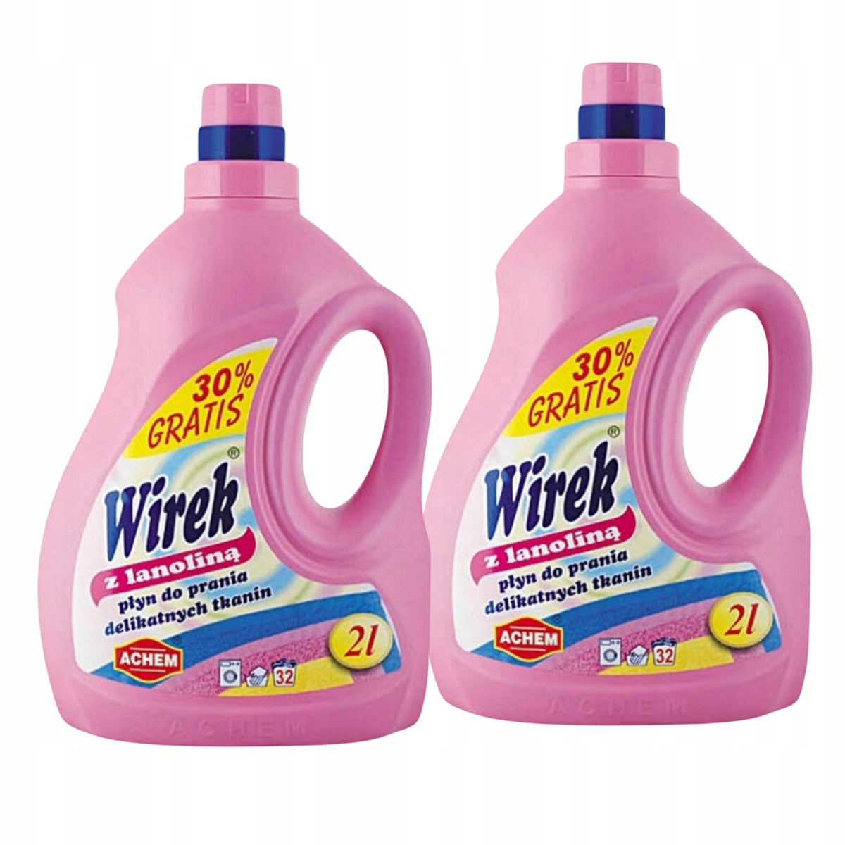 WIREK Liquid for Washing Delicate Fabrics 2 L SOFTNESS and FLUFFINESS 2l x2