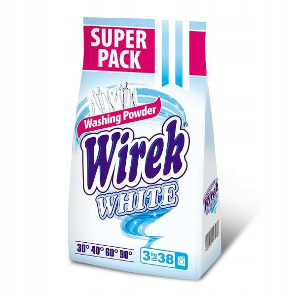 WIREK WHITE White Fabric Washing Powder 3kg
