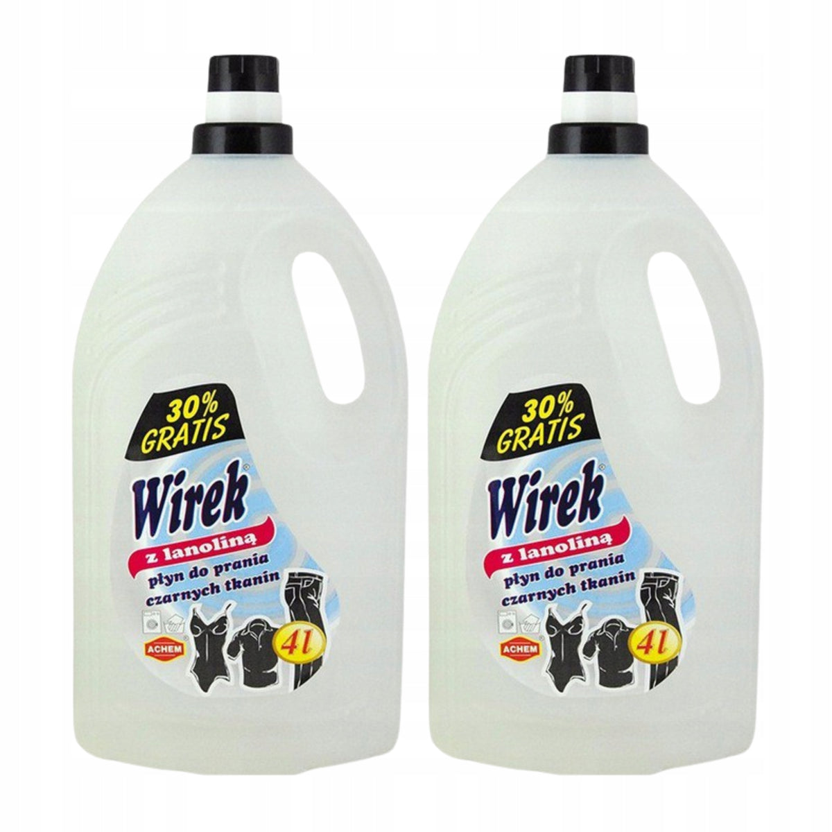 WIREK Washing liquid BLACK and DARK Fabrics 4L with LANOLIN x2