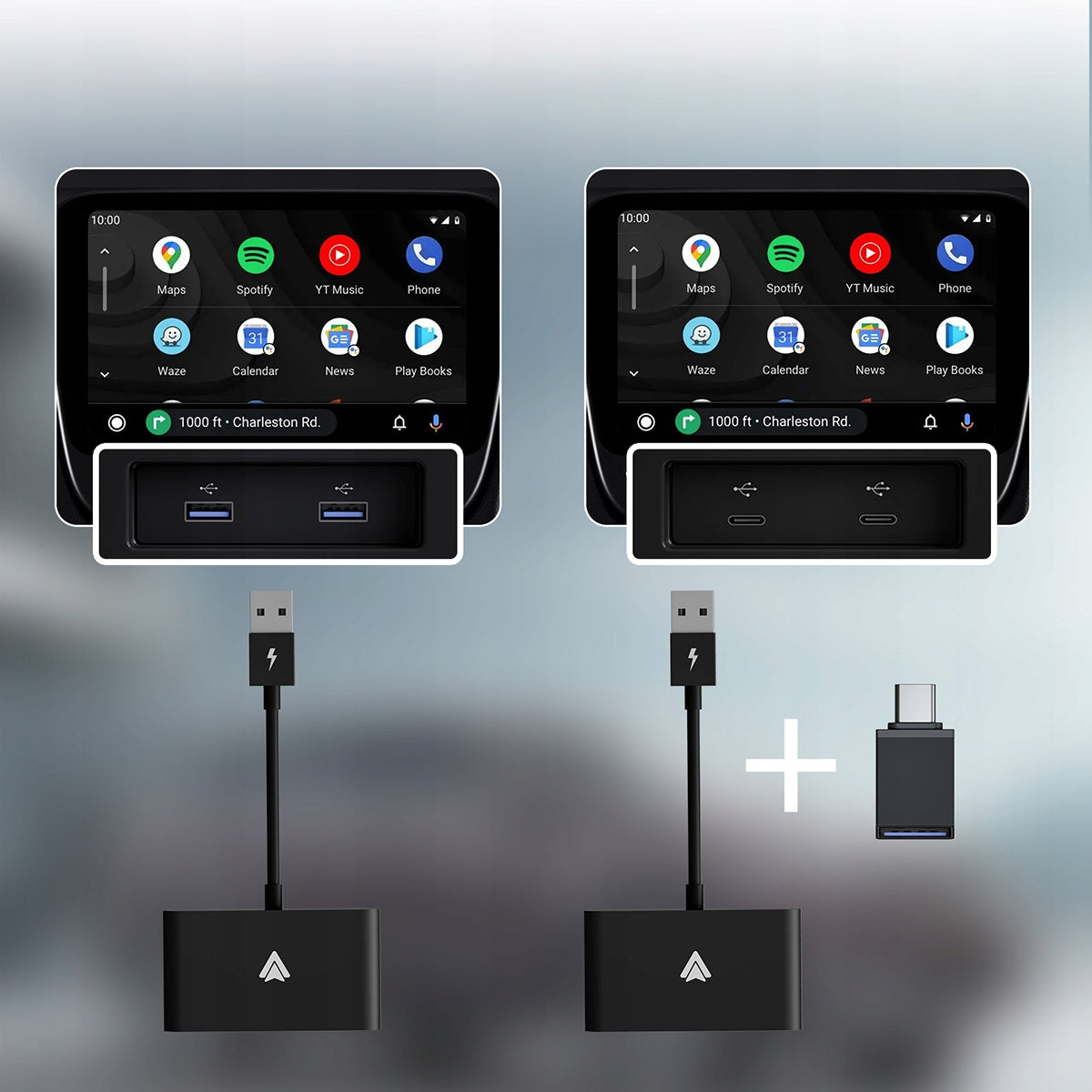 WIRELESS ANDROID AUTO ADAPTER XSTORM WIFI BT Manufacturer code XSTORM ANDORD AUTO BEZPRZEWODOWY ADAPTER