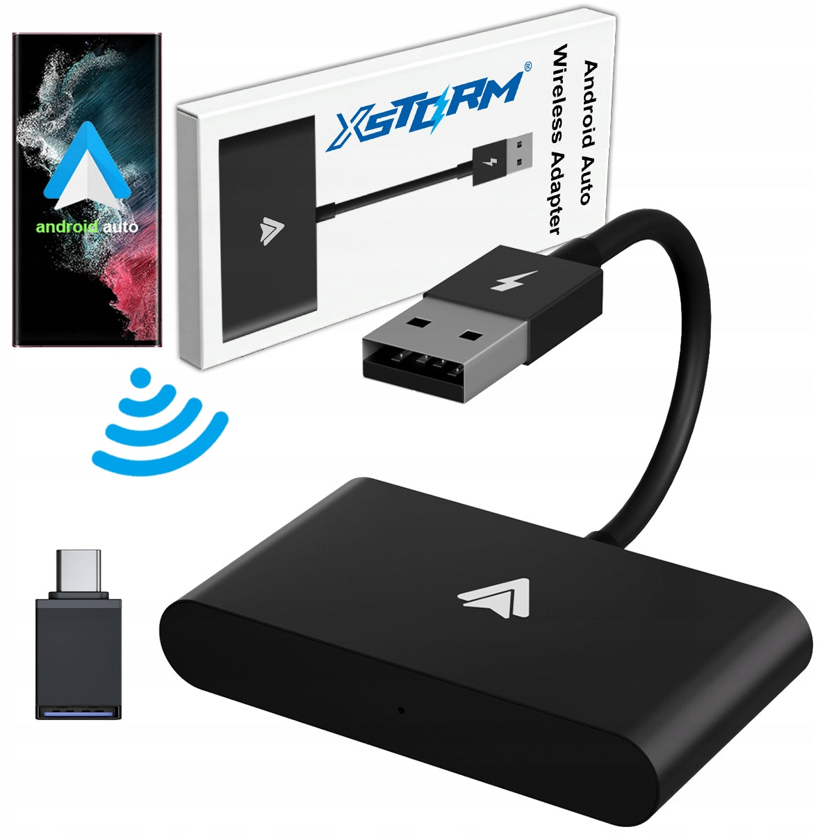 WIRELESS ANDROID AUTO ADAPTER XSTORM WIFI BT