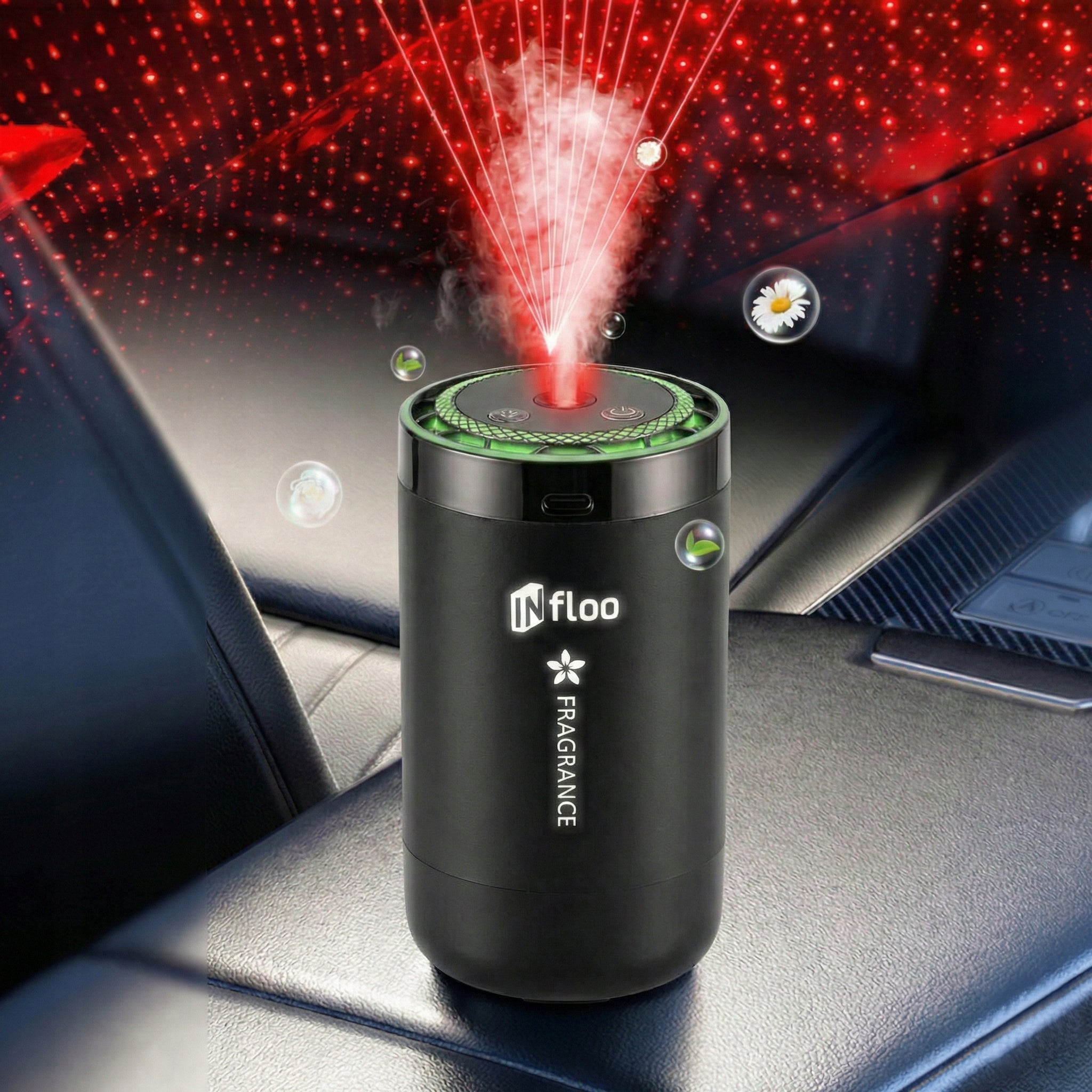 WIRELESS ATOMIZER FOR CARS HUMIDIFIER AIR AROMA DIFFUSER FOR CAR Type aromatizer