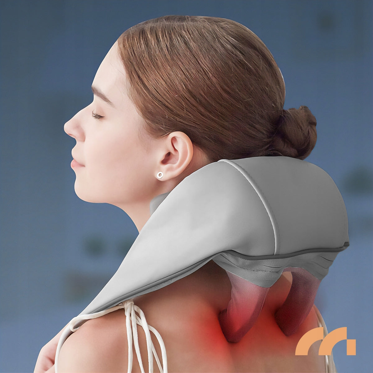WIRELESS BACK NECK MASSAGER SHIATSU MASSAGE BELT HEATING Medical device no