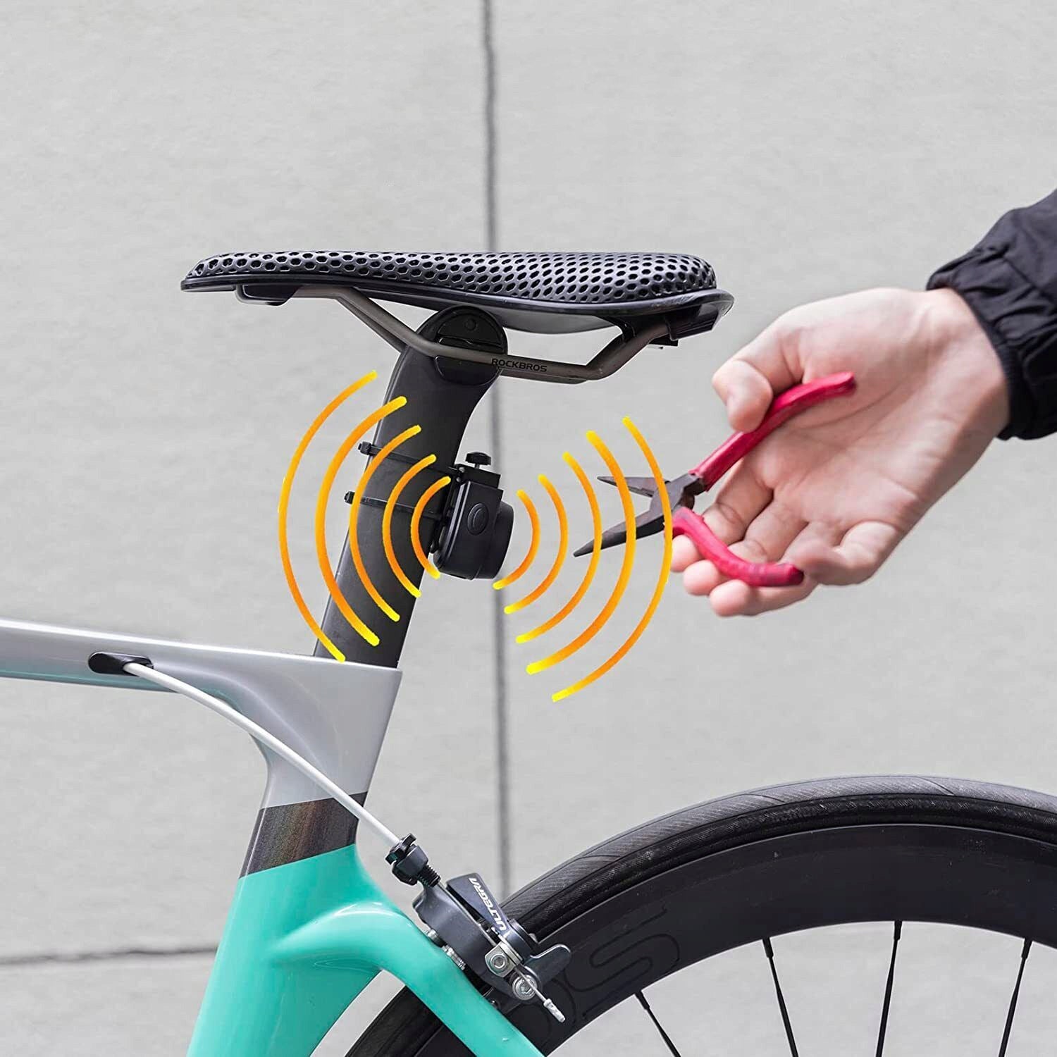 WIRELESS BICYCLE ALARM LOCK, ANTI-BURGLARY ALARM FOR BICYCLE Kind alarm