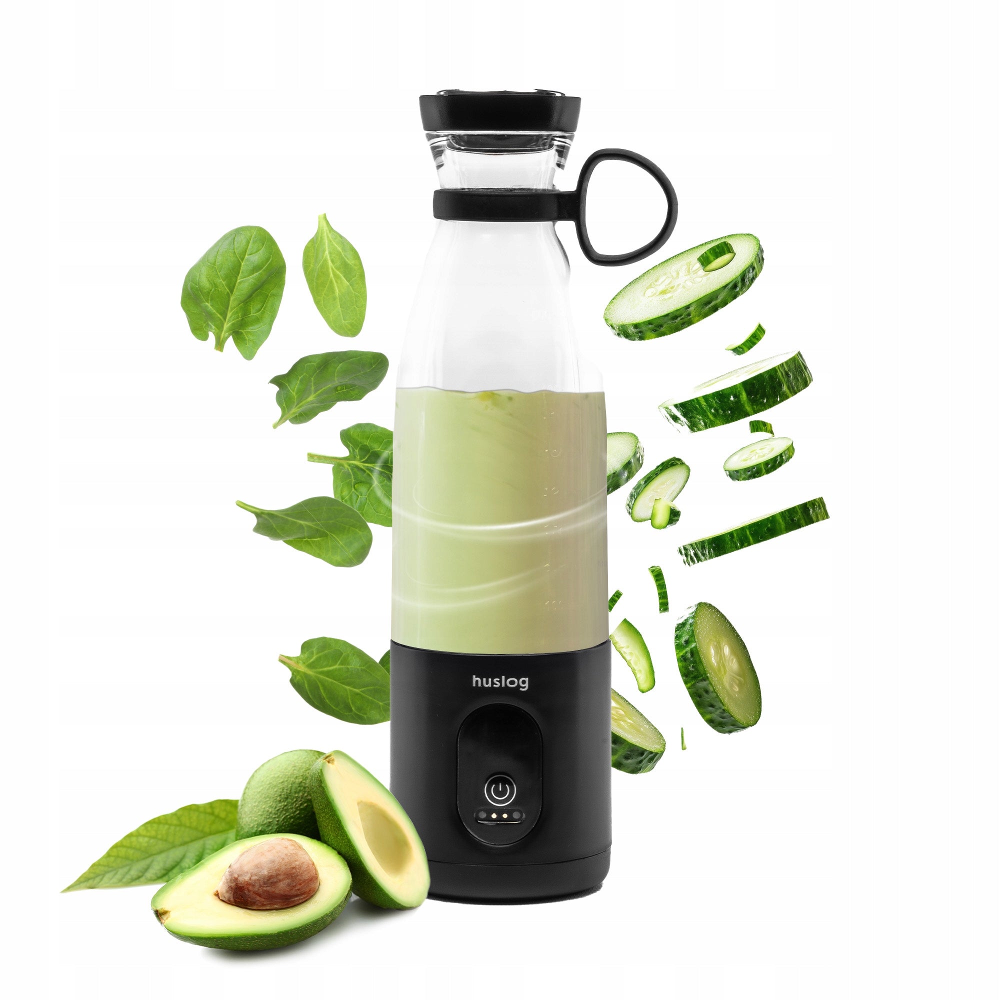 WIRELESS BLENDER HUSLOG TO GO 315W BLACK SMOOTHIE MIXER PORTABLE