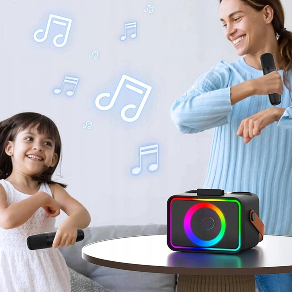 WIRELESS BLUETOOTH KARAOKE SPEAKER 10W STEREO SOUND 360 DEGREE Manufacturer code asdcvhjv2yujhb