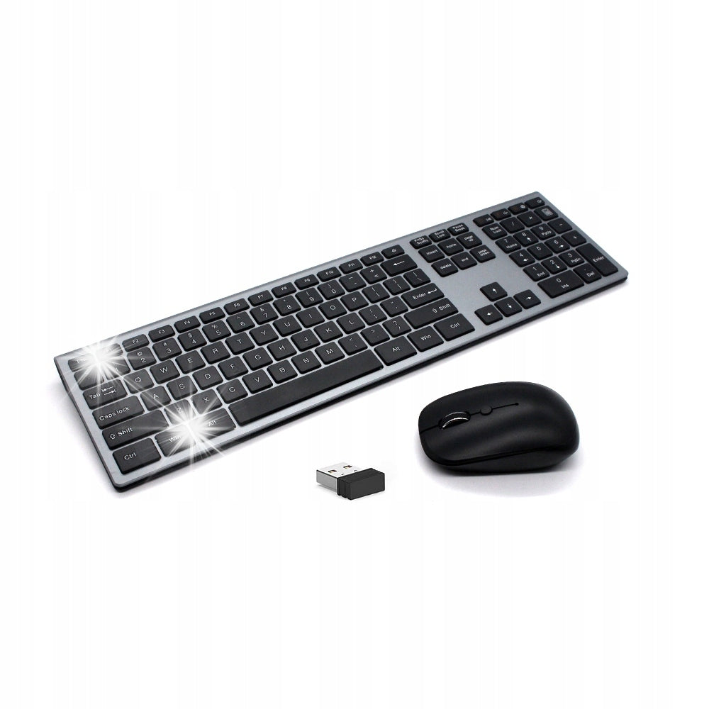 WIRELESS BLUETOOTH KEYBOARD MAC + MOUSE