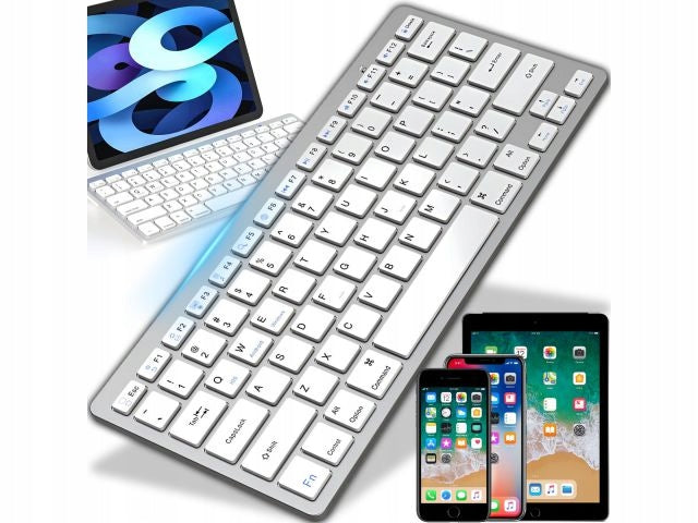 WIRELESS BLUETOOTH KEYBOARD MEMBRANE SMART TV PC IOS WIN ANDROID