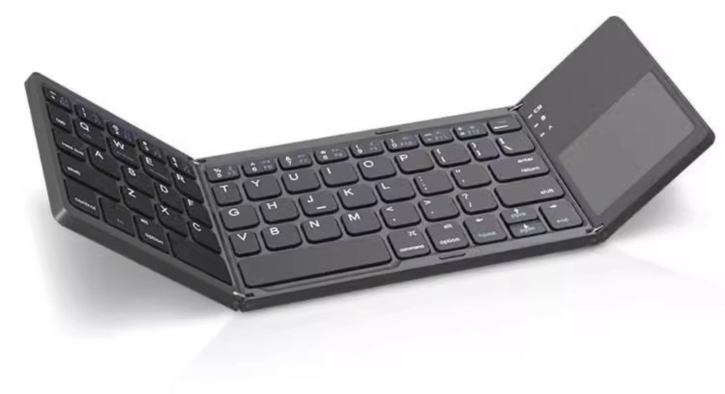 WIRELESS BLUETOOTH KEYBOARD TOUCHPAD UNIVERSAL FOLDING 50H Packaging status original