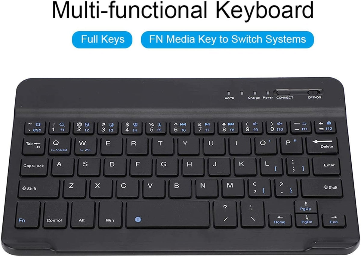 WIRELESS BLUETOOTH KEYBOARD ULTRA-THIN WATERPROOF MINI Keyboard layout ARABIC (qwerty)