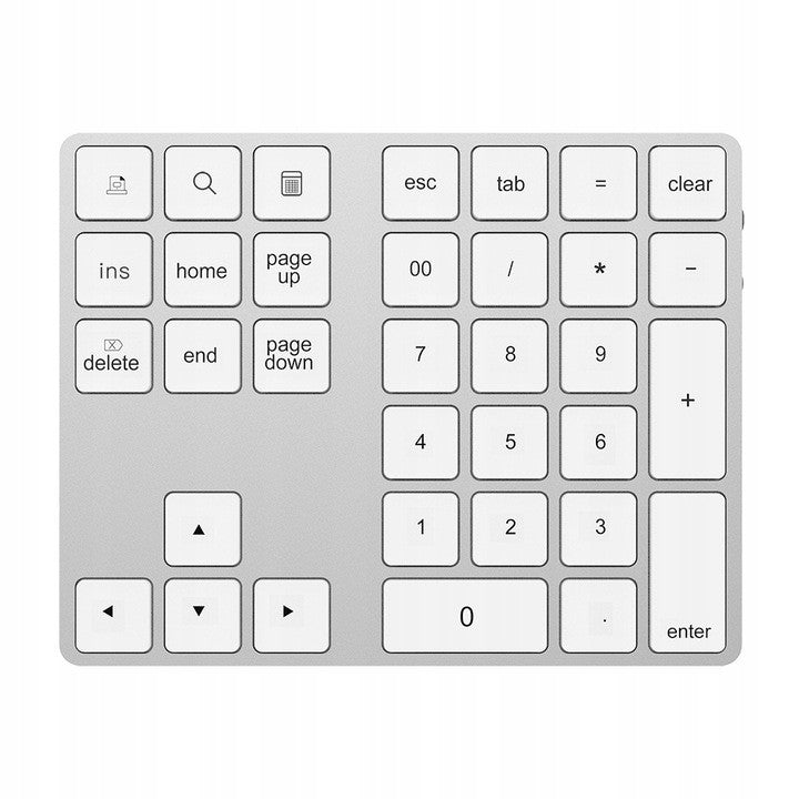 WIRELESS BLUETOOTH NUMERIC KEYPAD MAC SILVER