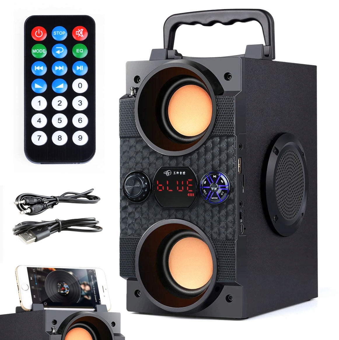 WIRELESS BLUETOOTH SPEAKER MINI COLUMN RADIO