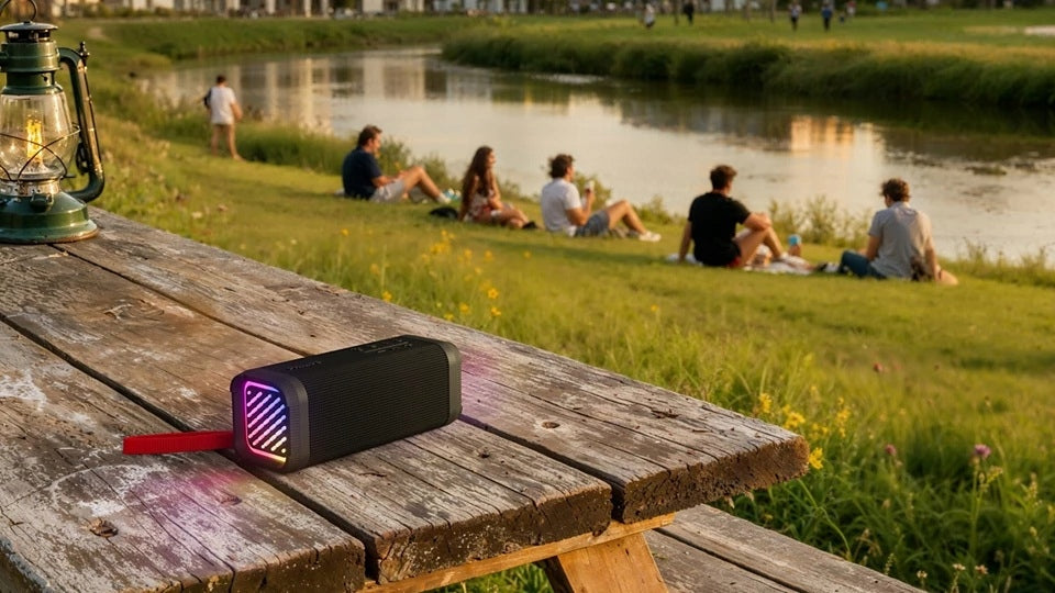 WIRELESS BLUETOOTH SPEAKER PHILIPS TAS2000B LED LIGHT SHOW Brand Philips
