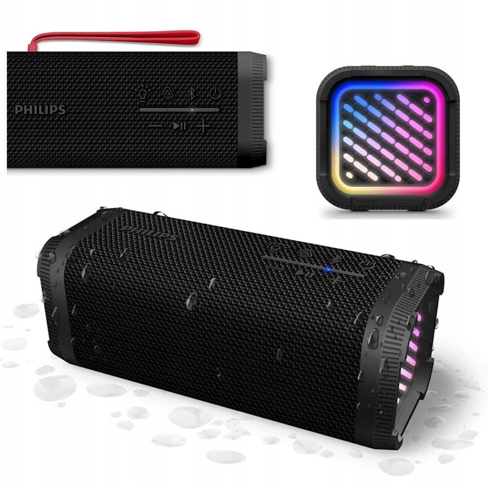 WIRELESS BLUETOOTH SPEAKER PHILIPS TAS2000B LED LIGHT SHOW