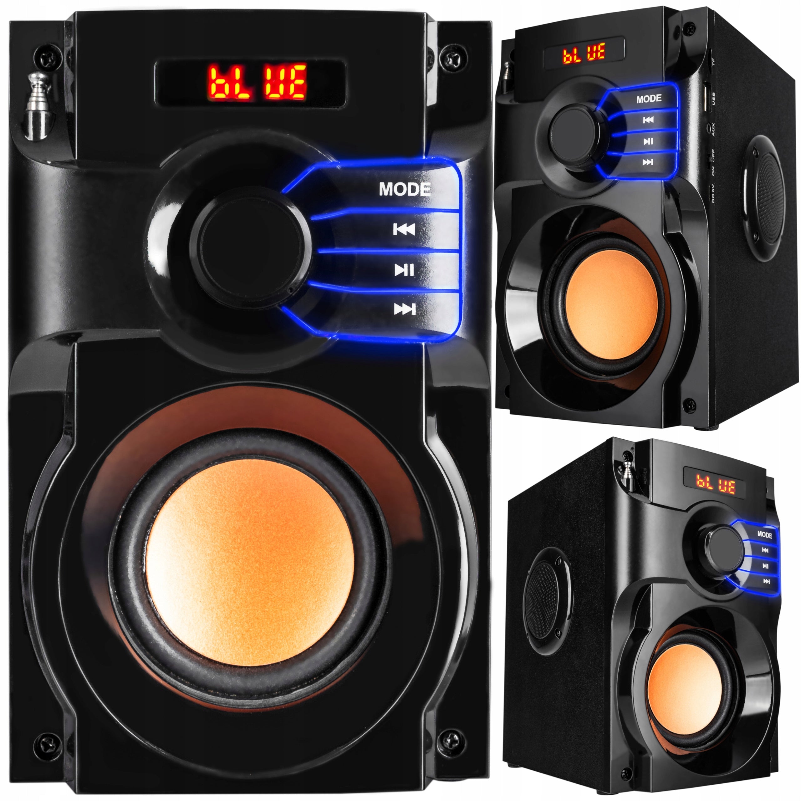 WIRELESS BLUETOOTH SPEAKER PORTABLE 600W MOBILE WITH FM USB SD RADIO