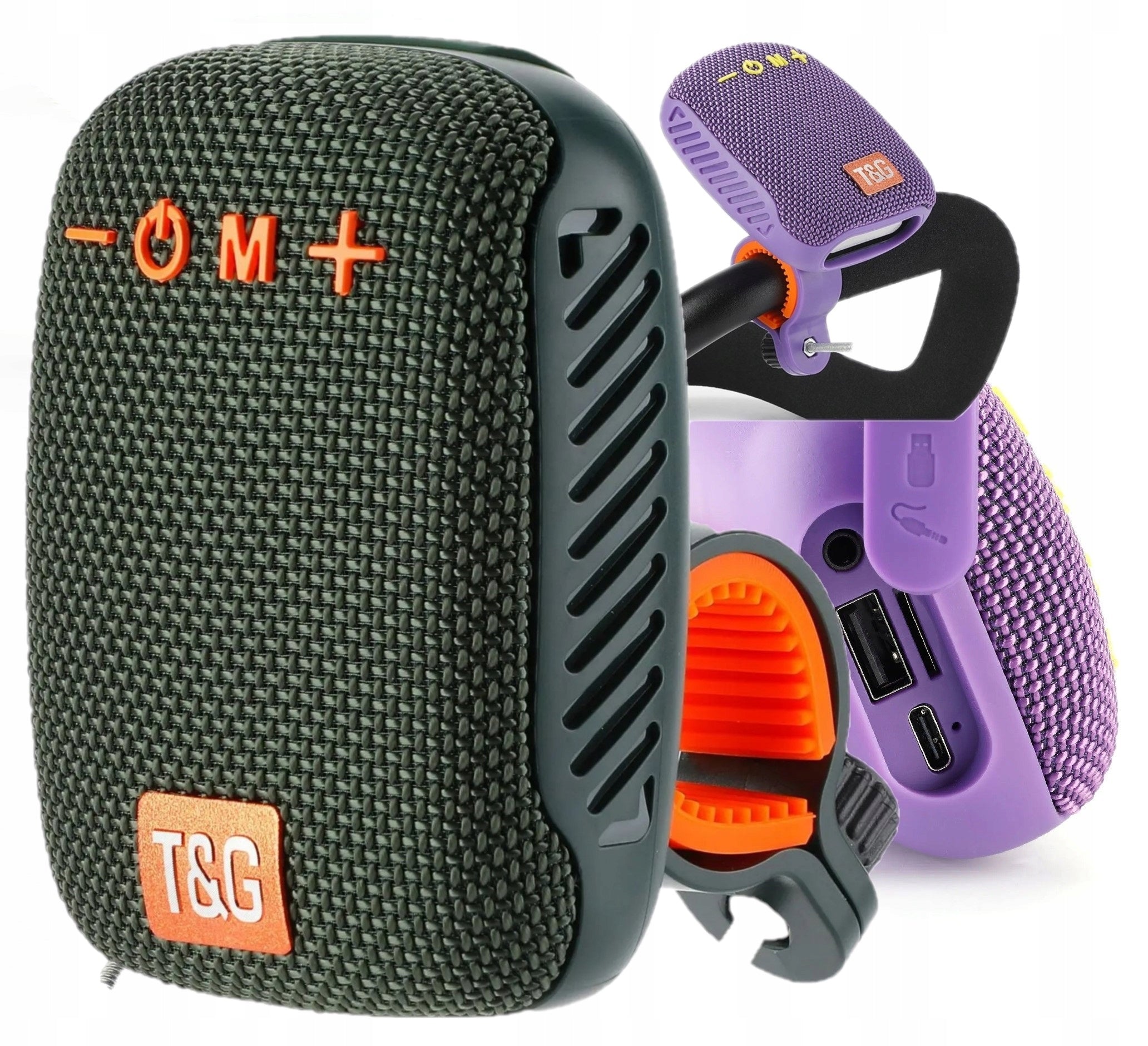 WIRELESS BLUETOOTH SPEAKER WITH BIKE HOLDER SCOOTER STROLLER RADIO