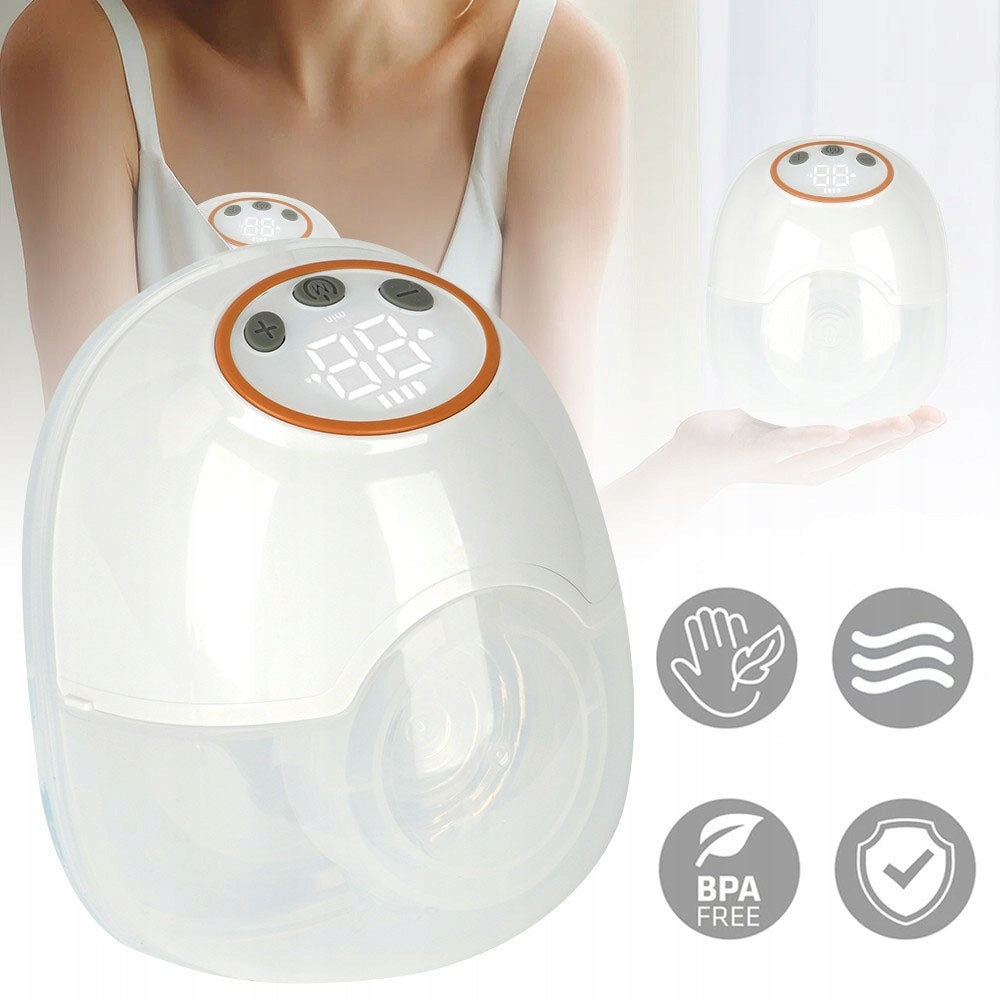WIRELESS BREAST PUMP 4 MODES WITH 150ML CONTAINER AND SILICONE SET