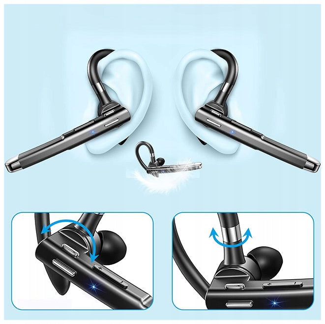 WIRELESS BUSINESS EARPHONE FOR BLUETOOTH 5.1 CALLS NOISE REDUCTION Brand Renew Force