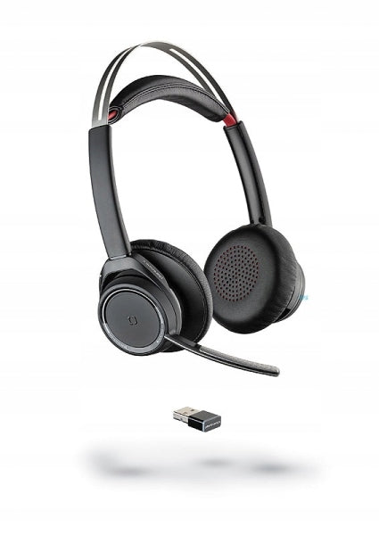 WIRELESS Bluetooth HEADPHONES Headband POLY Voyager Focus ANC
