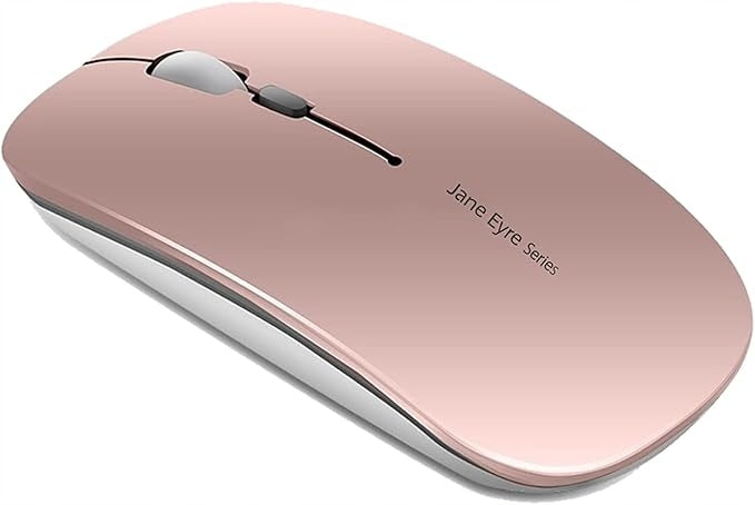 WIRELESS Bluetooth MOUSE Windows/Linux/Mac/laptop/PC ROSE Uiosmuph