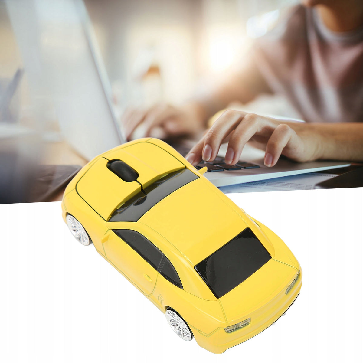 WIRELESS CAR RACING MOUSE LED 1600DPI 2,4GHZ Manufacturer no brand