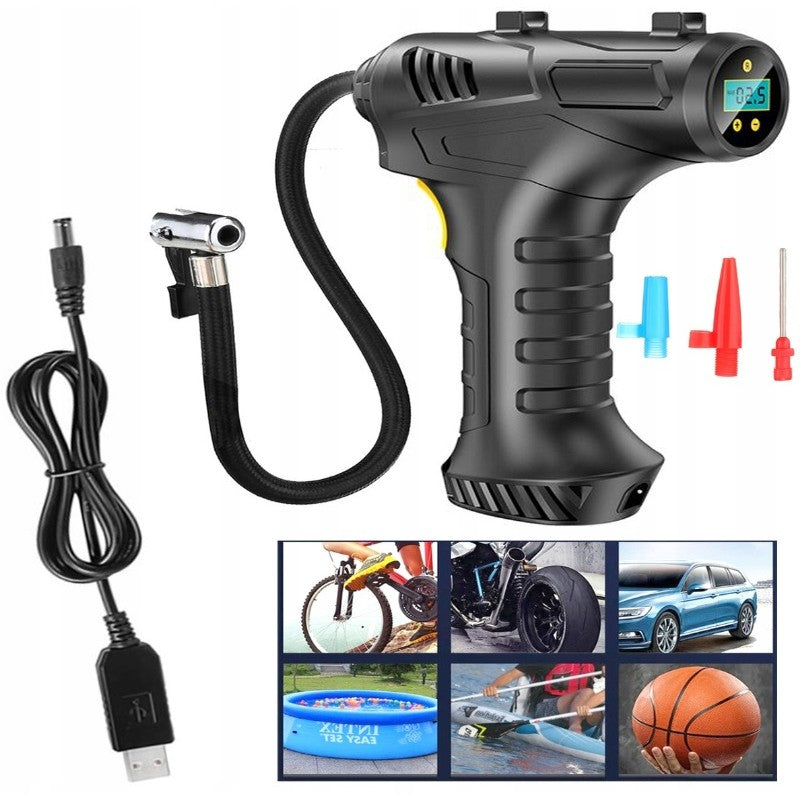WIRELESS COMPRESSOR CAR ELECTRIC PUMP Dominant material aluminum