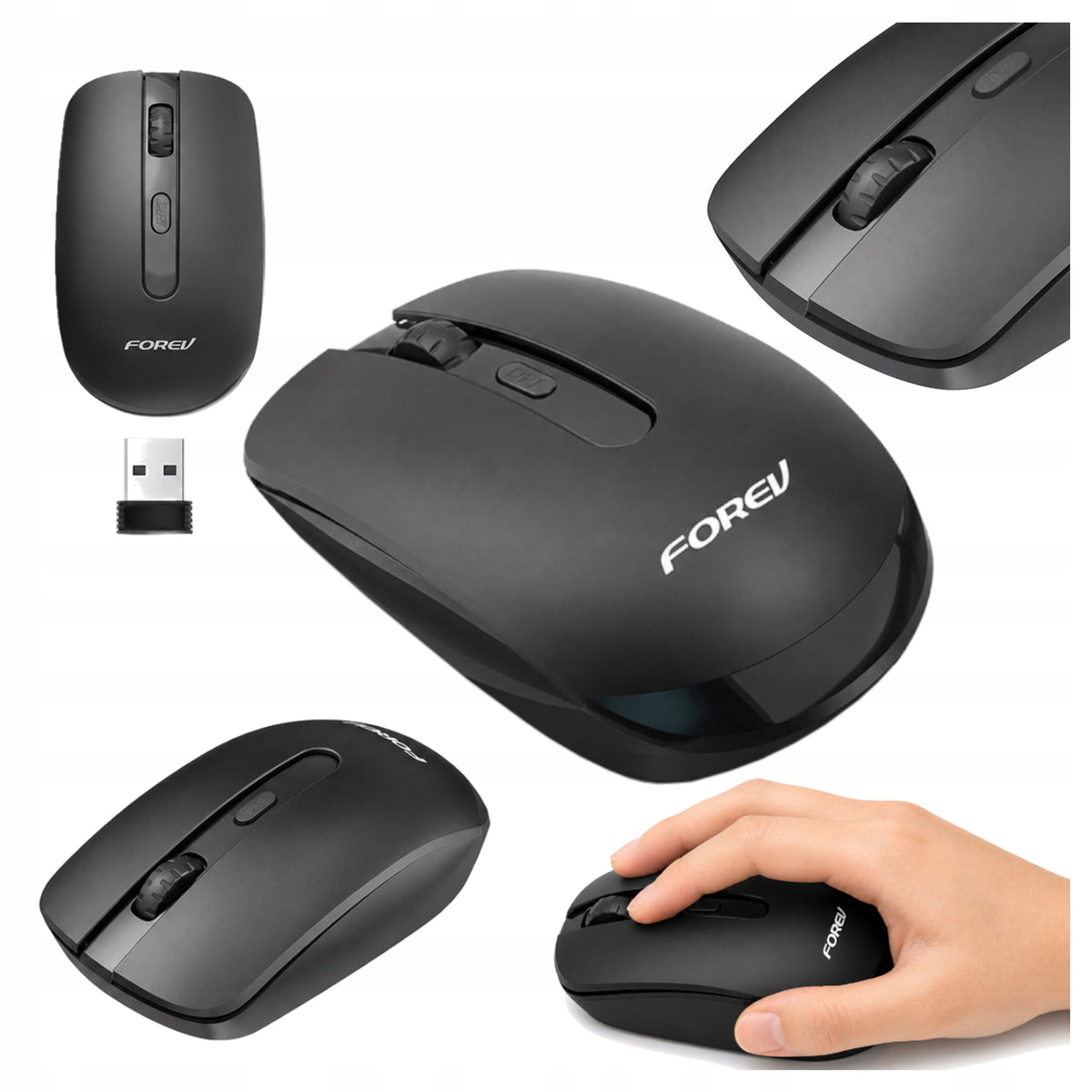 WIRELESS COMPUTER MOUSE OPTICAL LAPTOP MOUSE Small 1600dpi