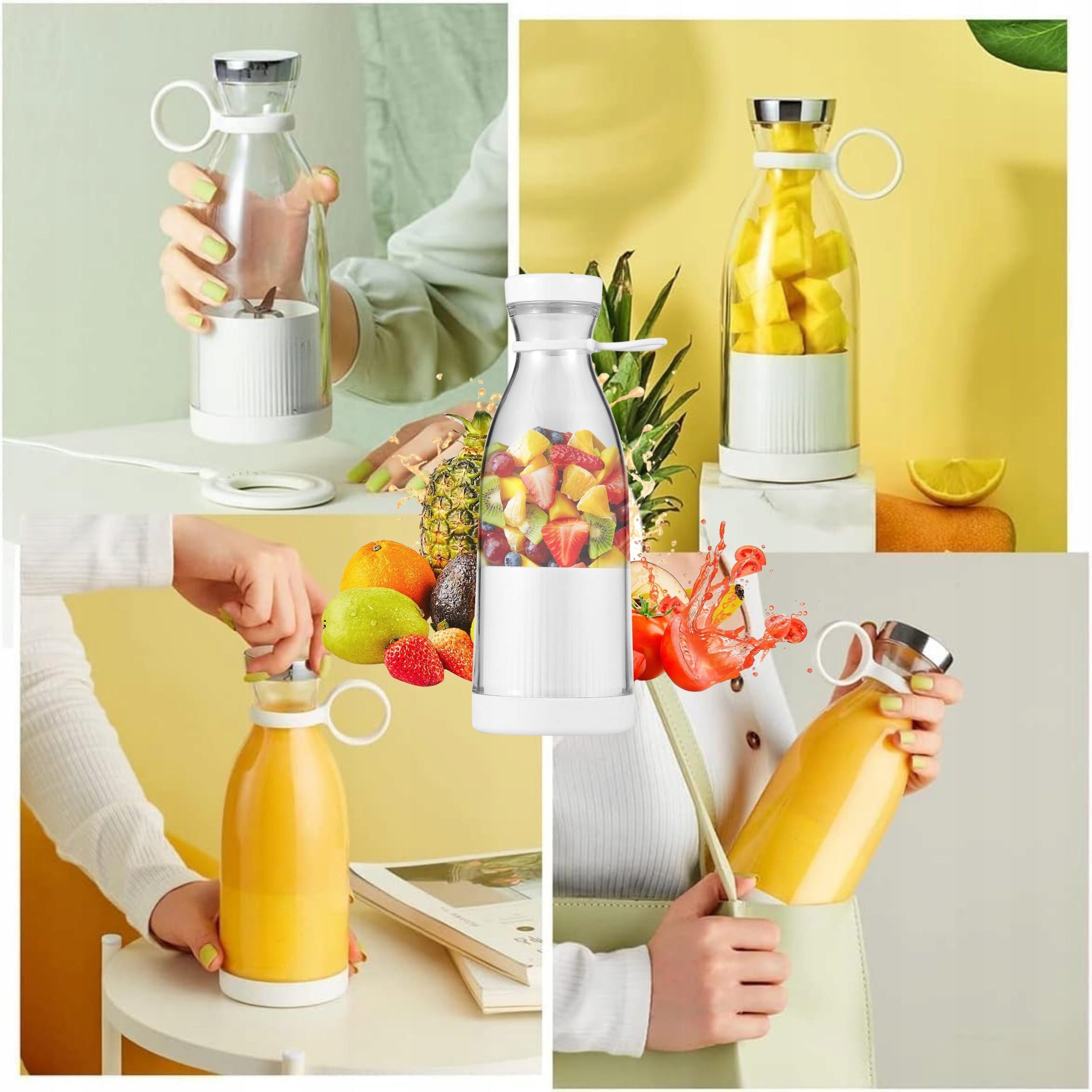 WIRELESS CUP BLENDER PORTABLE FOR SMOOTHIE COCKTAILS USB WATER BOTTLE Brand no brand