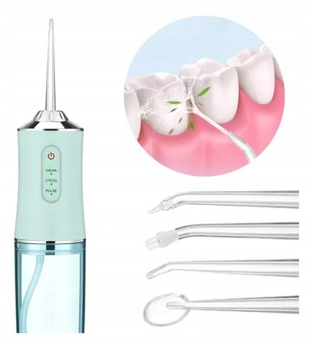 WIRELESS DENTAL IRRIGATOR 4 NOZZLES 360 3 MODES FLOSSER Medical device no