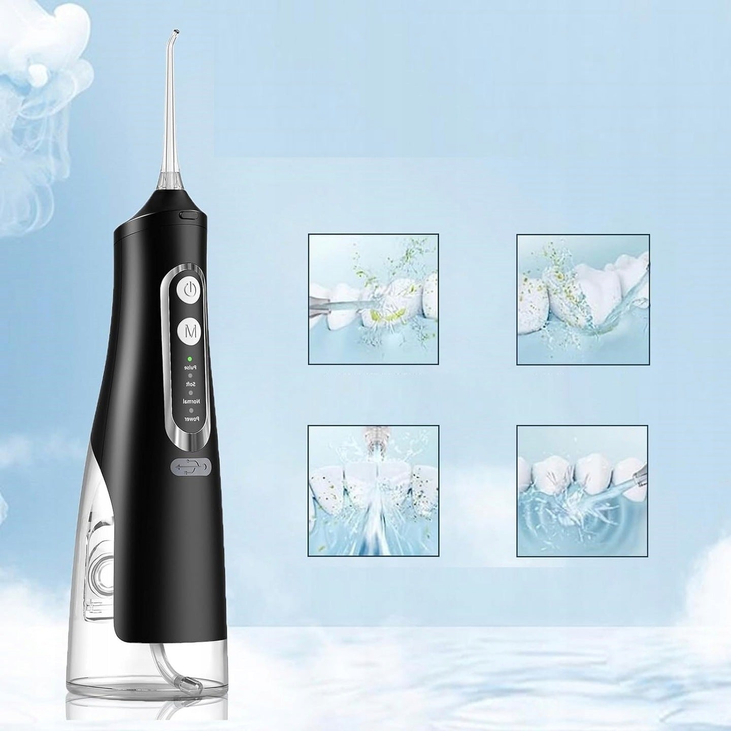 WIRELESS DENTAL IRRIGATOR 4 NOZZLES 4 MODES Brand no brand