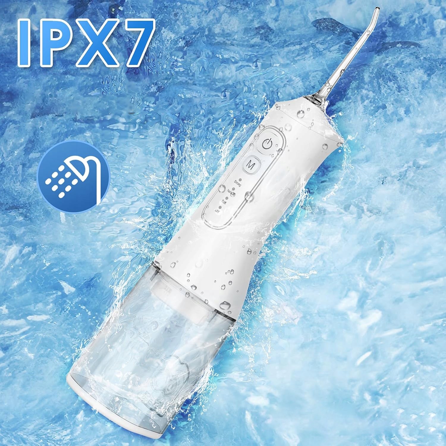 WIRELESS DENTAL IRRIGATOR STRONG 6 NOZZLES IPX7 300ML Brand XMaster