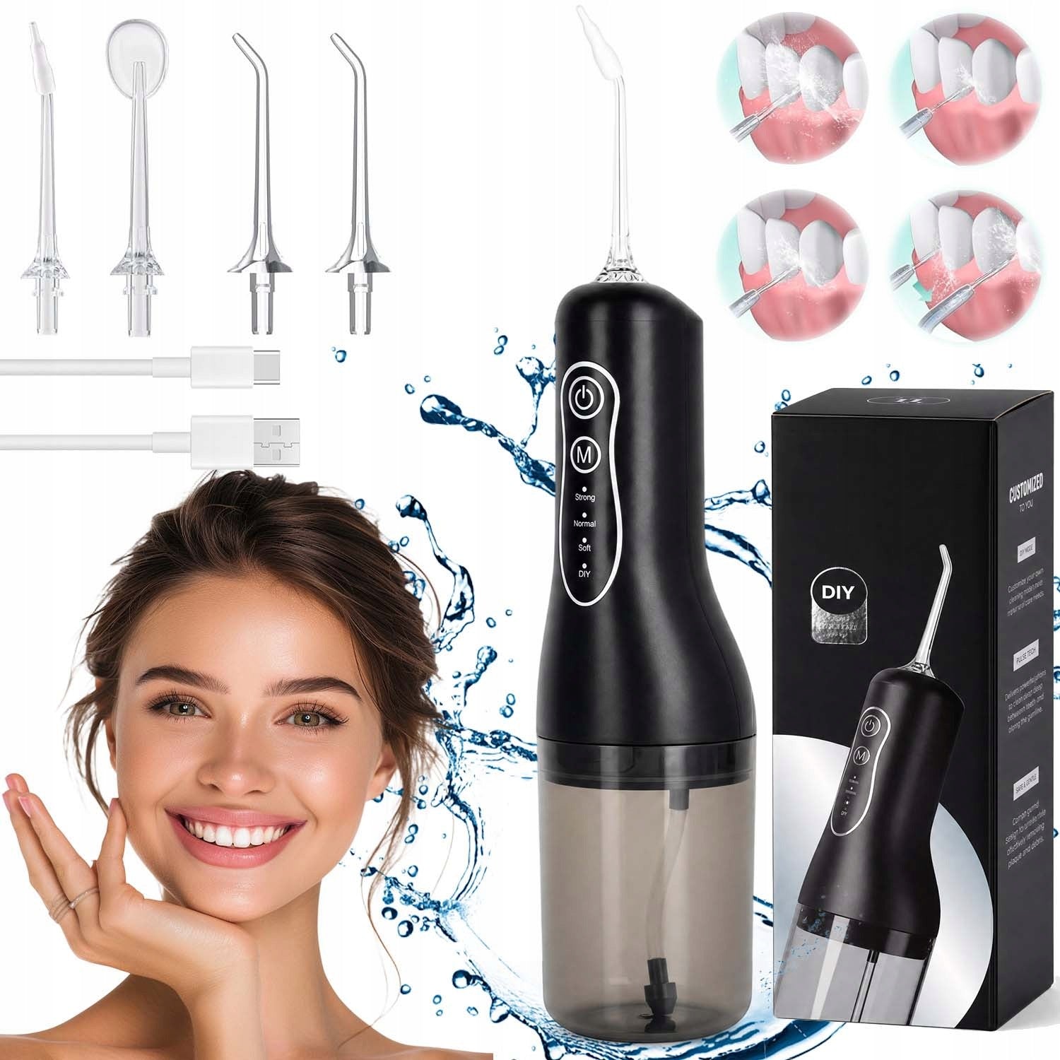 WIRELESS DENTAL IRRIGATOR STRONG PROFESSIONAL 4 NOZZLES