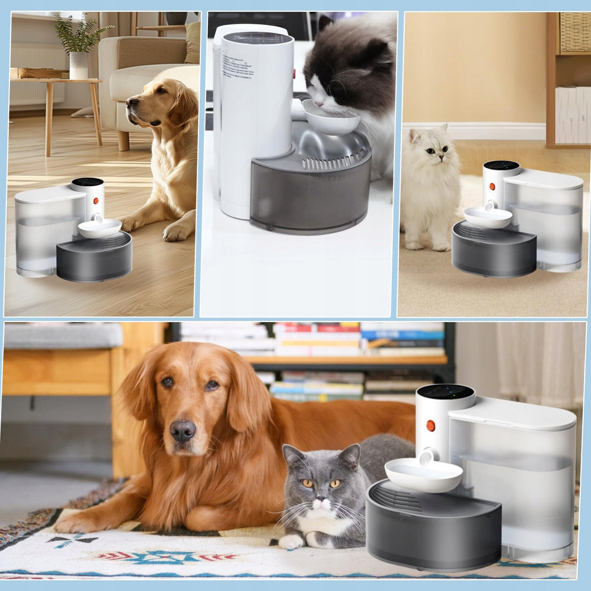 WIRELESS DRINKER FOUNTAIN 3L FOR CAT DOG AUTOMATIC MOTION SENSOR Packaging status original